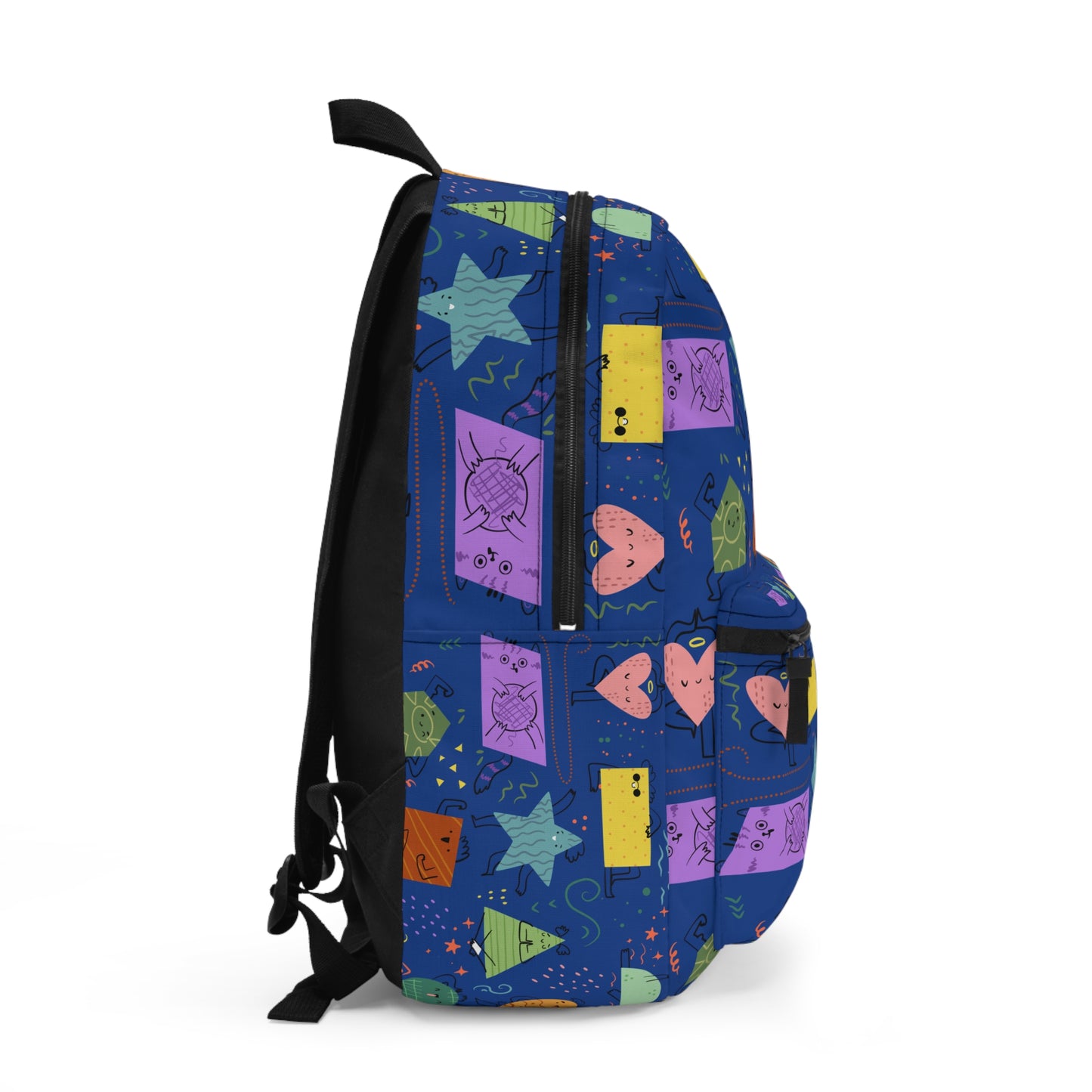 Smiling Geometric Backpack