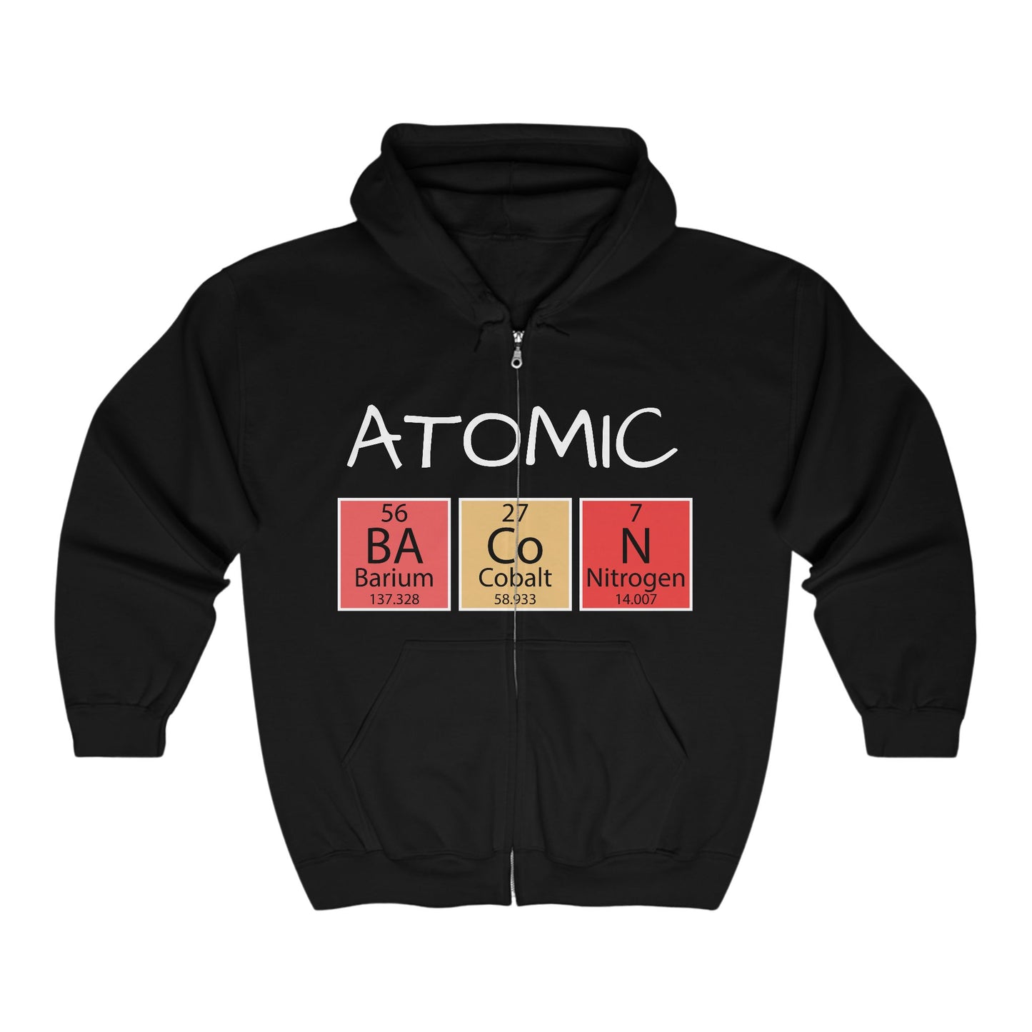 Atomic Science Graphic Zip Hoodie