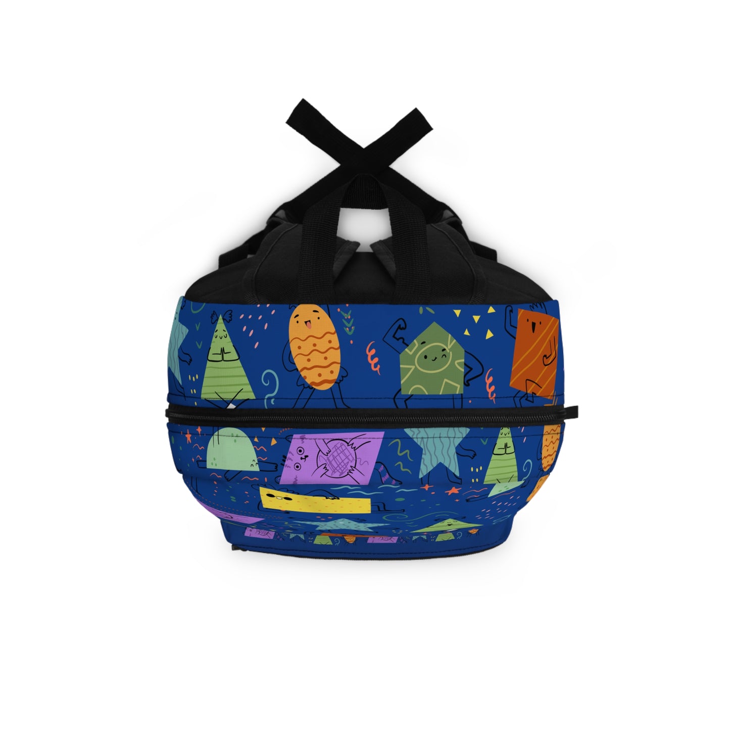 Smiling Geometric Backpack